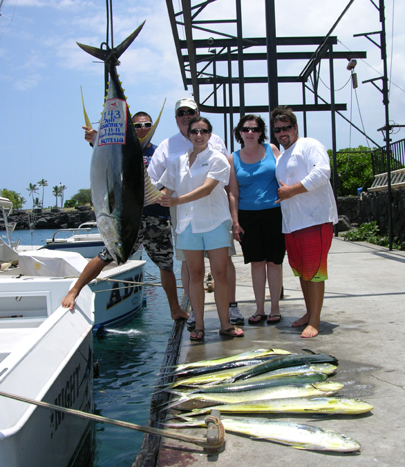 charter fishing kona